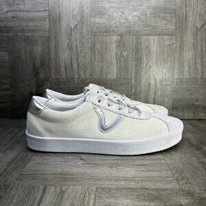 Vans Sport Low Women's size 8.5 Ivory Metallic Suede Casual Shoes